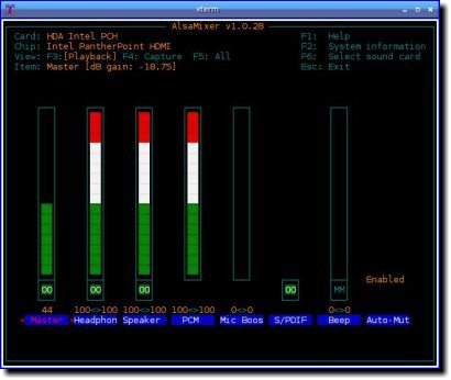 [alsamixer]