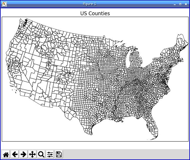 [Simple map of US county borders]