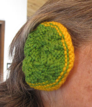 [Knit earmuff]