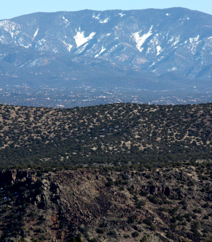 [Snow hearts on the Sangre de Cristo mountains]