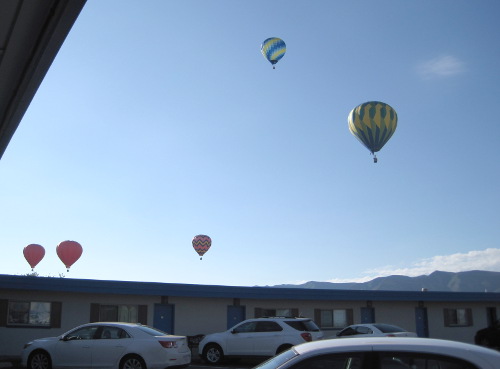 [Hot-air balloons in Cortez, CO]