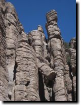 [ Organ Pipe Formation at Chiricahua National Monument ]