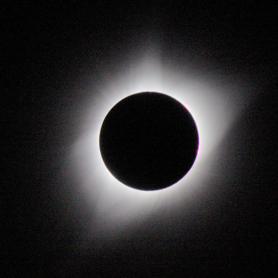 [2017 Solar eclipse with corona]