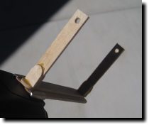 [Solar finder for DSLR, made from popsicle sticks]
