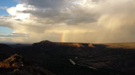 [Rainbow over Shumo from Overlook Park]