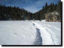 [Snowshoe trail, Jemez East Fork]