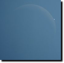 [Daytime Venus occultation]