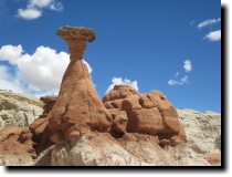 [Red Toadstool, in the Paria Rimrocks]