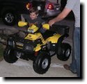 [Ethan on his new ATV]