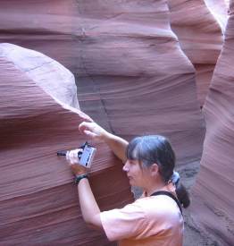 [My famous slot canyon tripod technique]