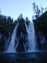 [ Burney Falls, with moon ]