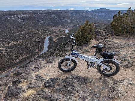 [Lectric XP above White Rock Canyon]