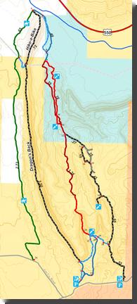 [Map of White Ridge Bike Trails]