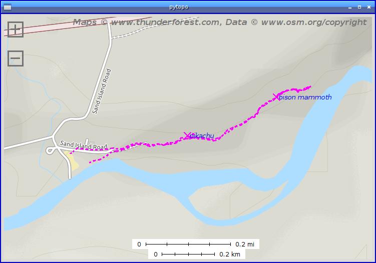 [Map showing upper Sand Is ...]