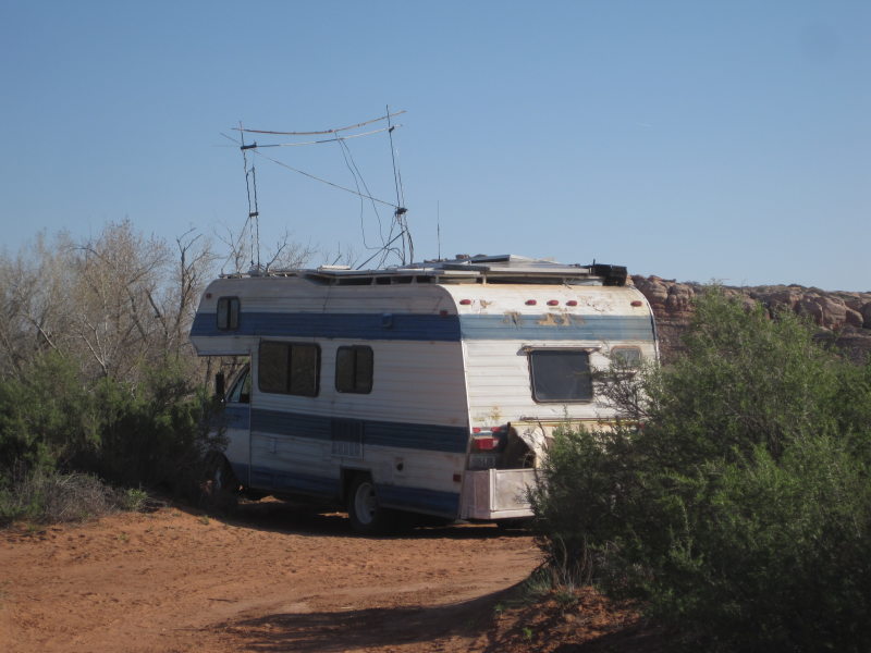 [This RV was parked at the ...]