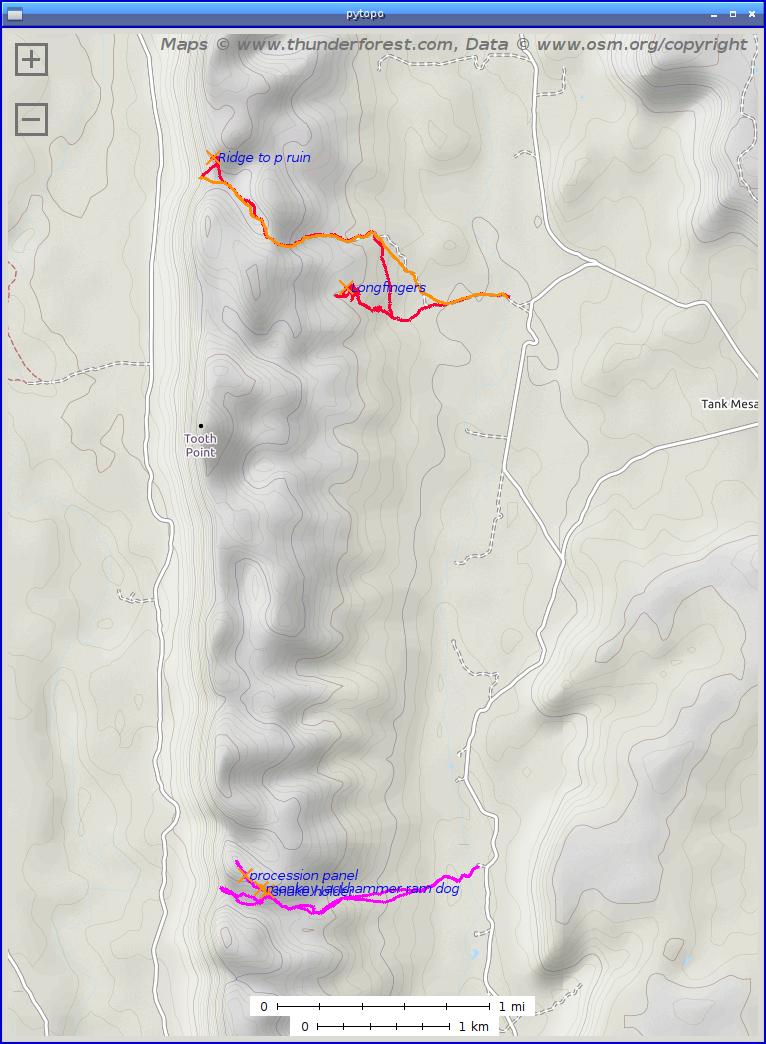 [Map of trails from Butler ...]