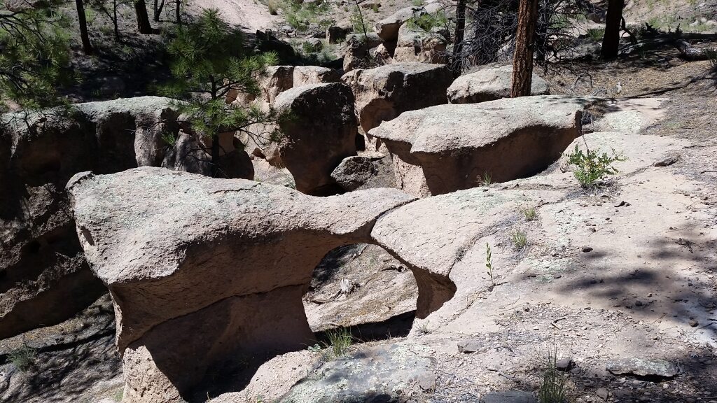 [Natural bridge from above.]